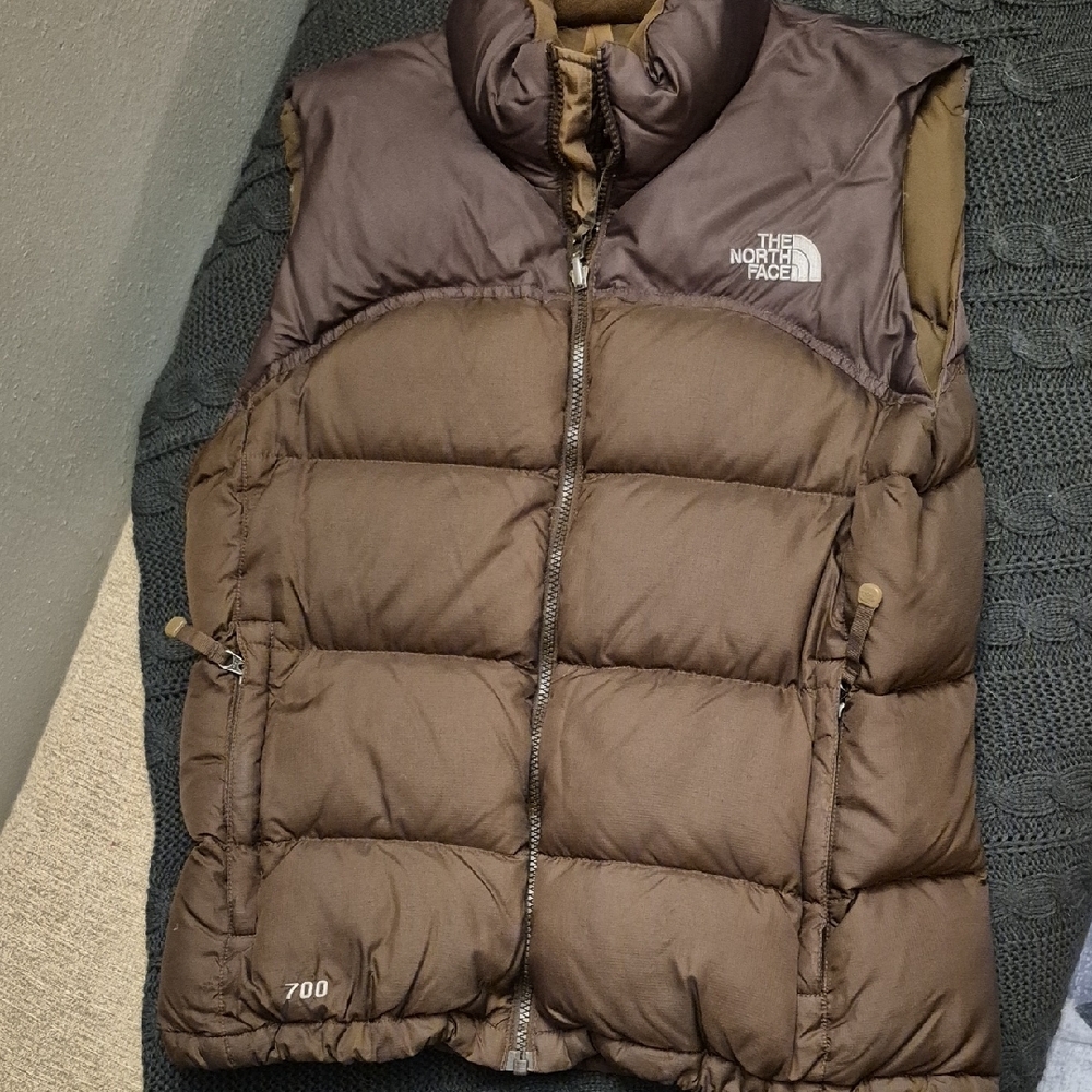 The North Face Brown Puffer Vest